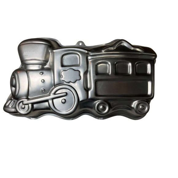 Wilton 1990 Little Train Cake Pan Sweetheart Express 2105-6500 Aluminum Vintage - Picture 4 of 5